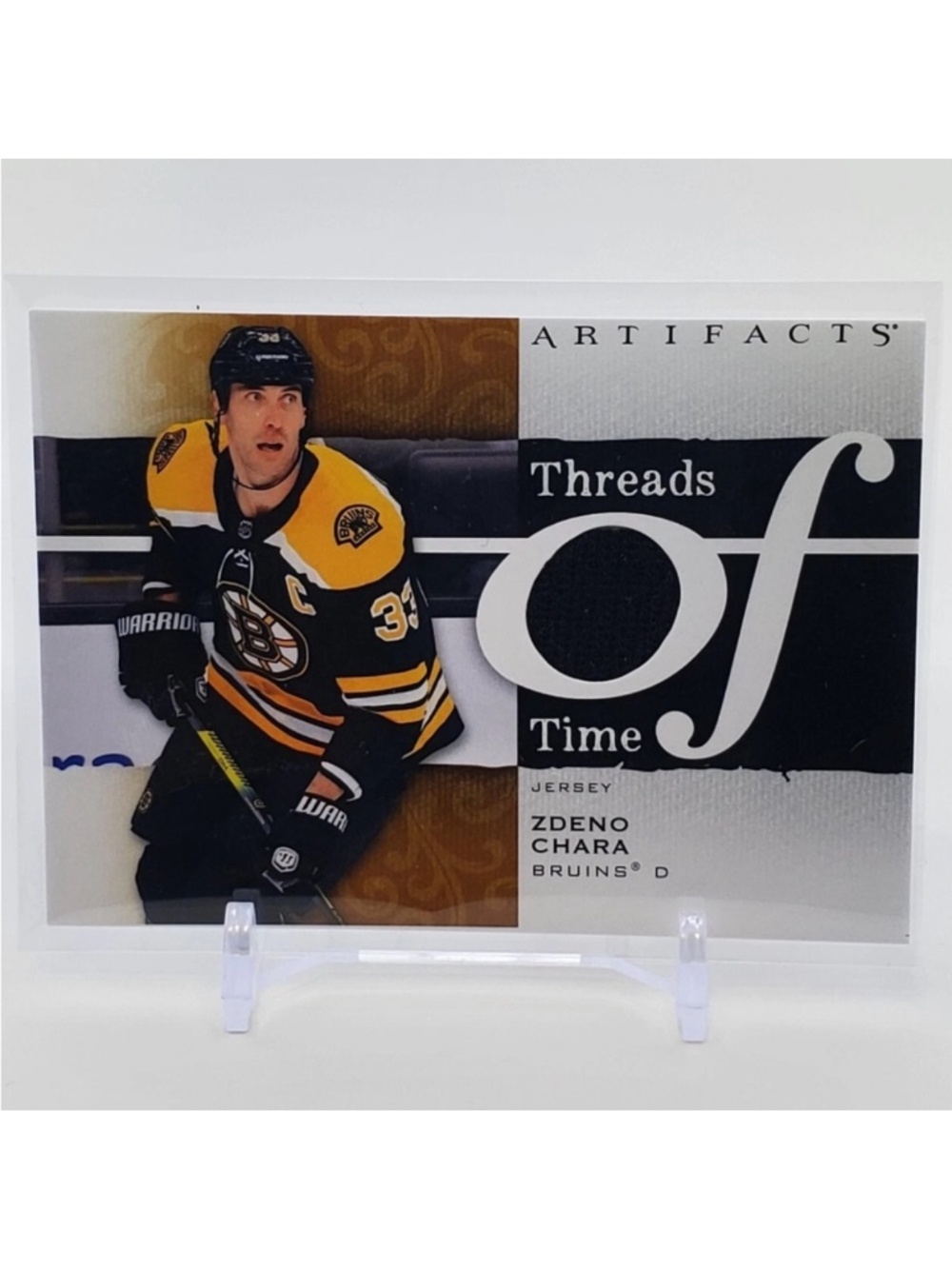 Zdeno Chara 2020/21 Upper Deck Boston Bruins Game Jersey Hockey Card